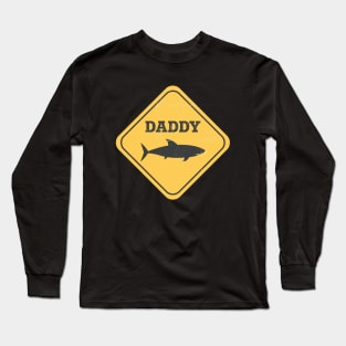 Daddy Shark Fathers Day Men's T-Shirt Long Sleeve T-Shirt